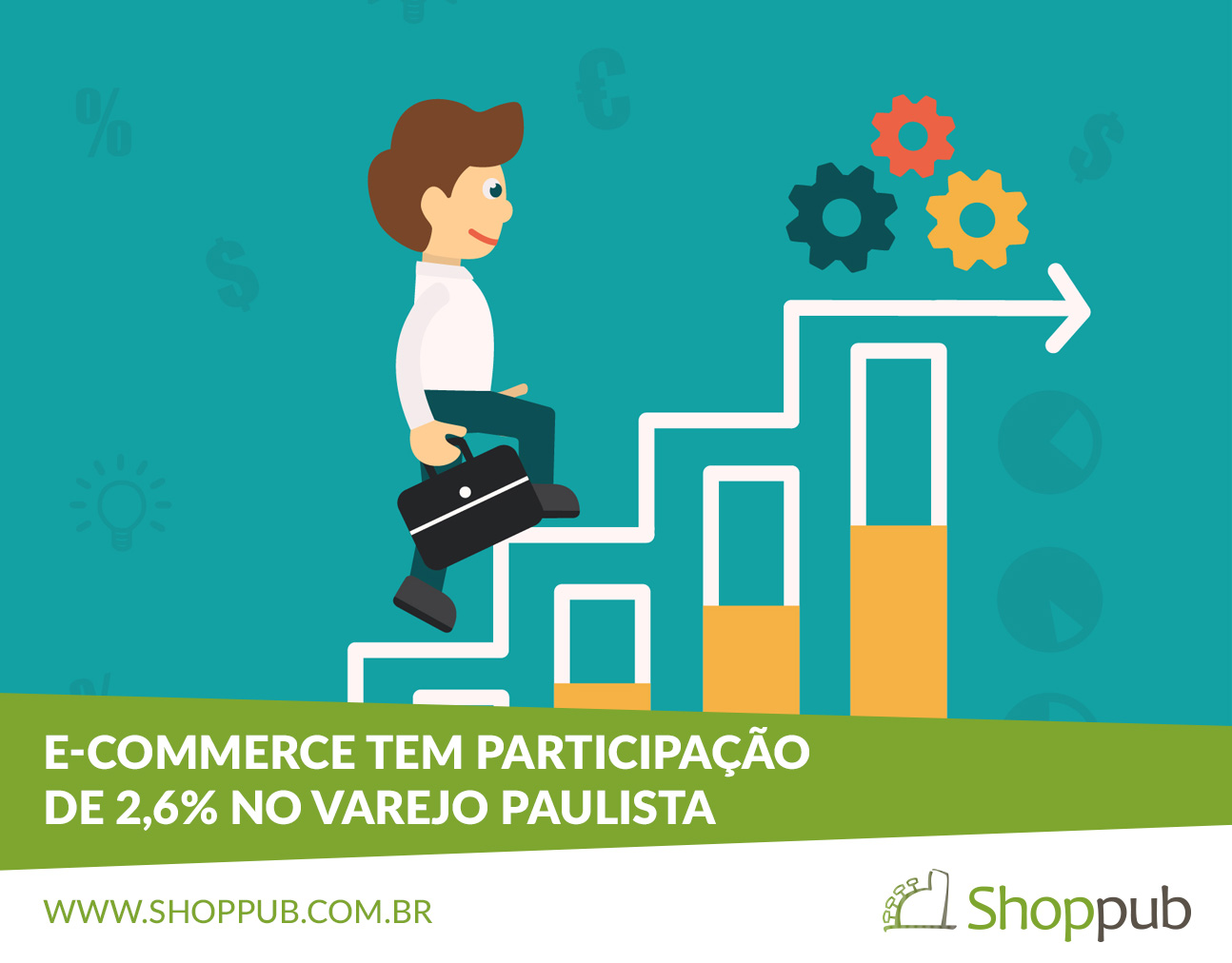 E-commerce tem participação de 2,6% no varejo paulista