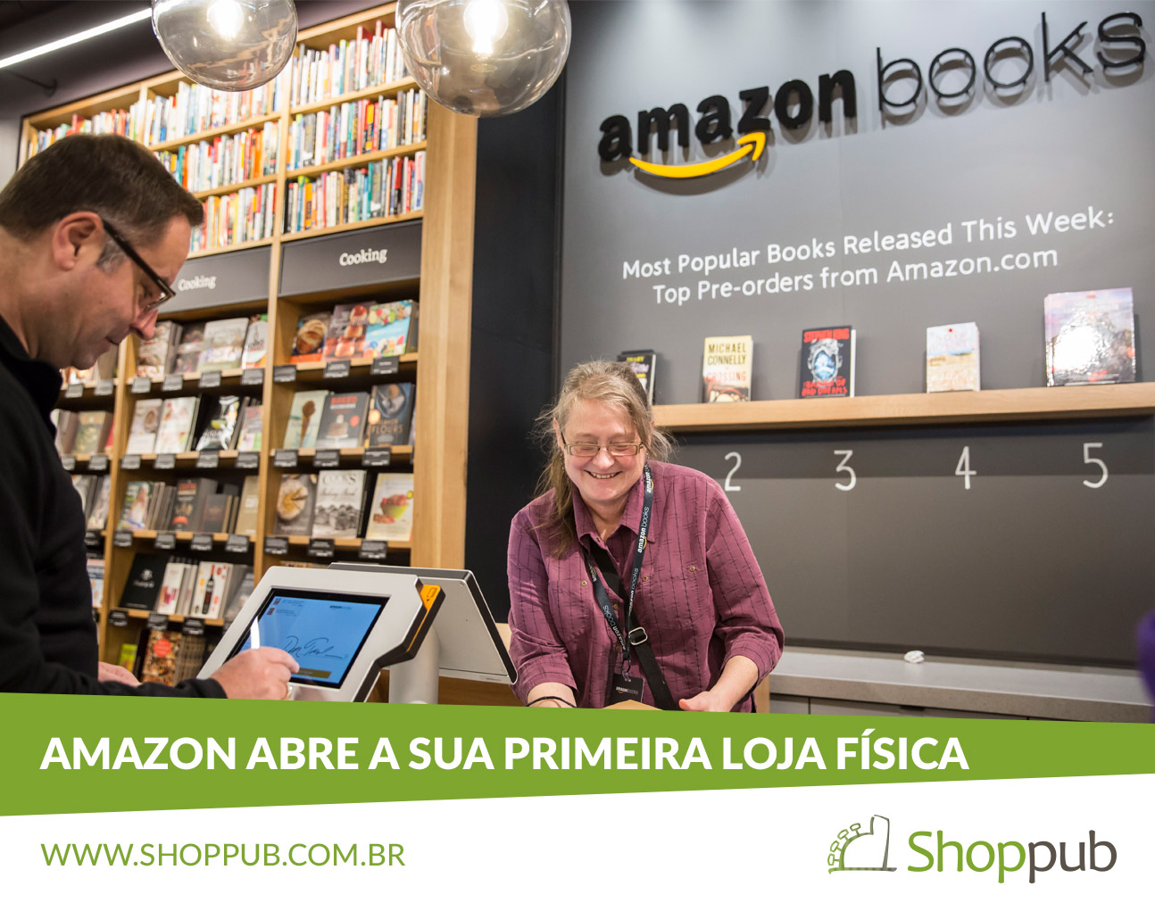Amazon abre a sua primeira loja física