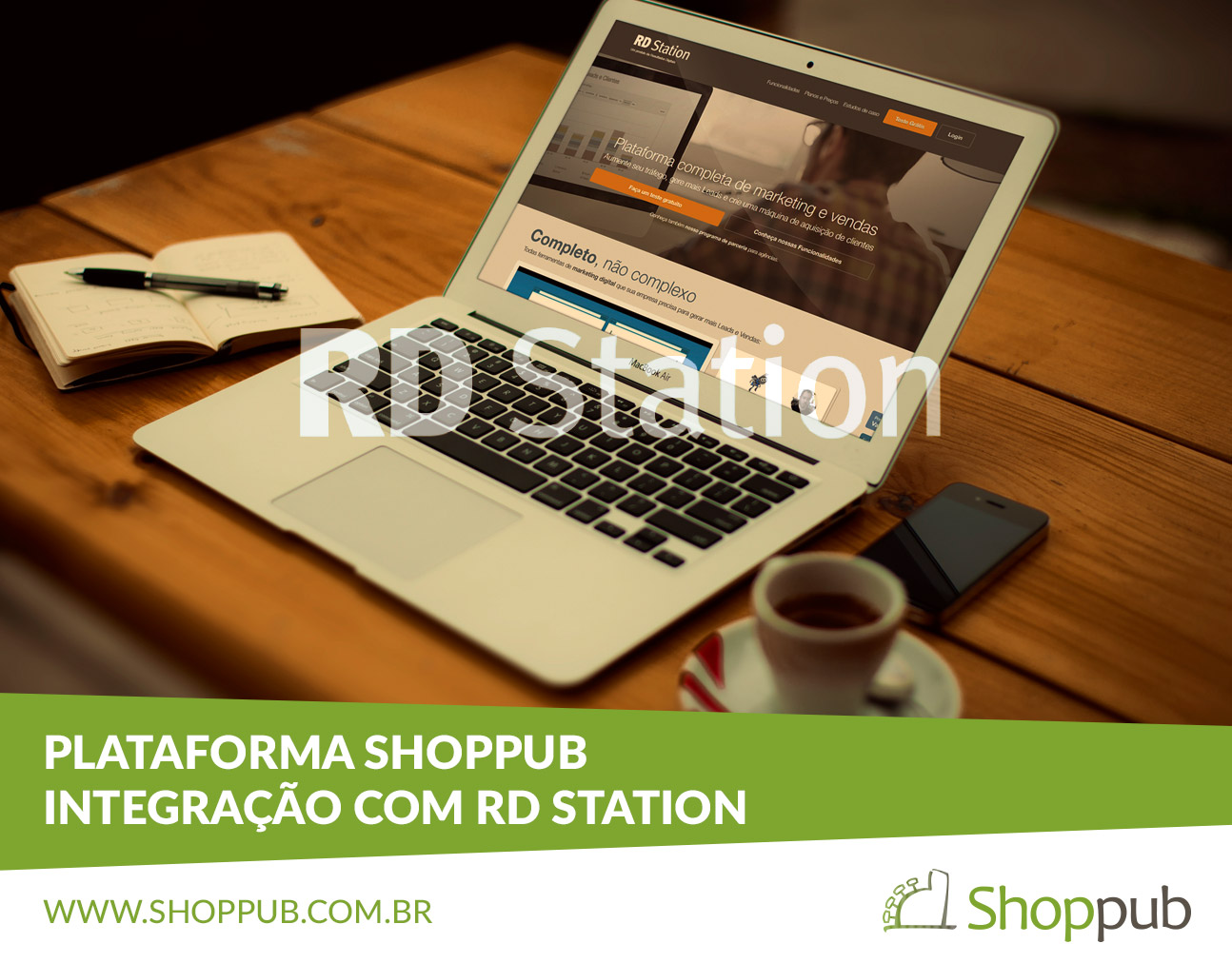 Plataforma Shoppub – Integração com RD Station