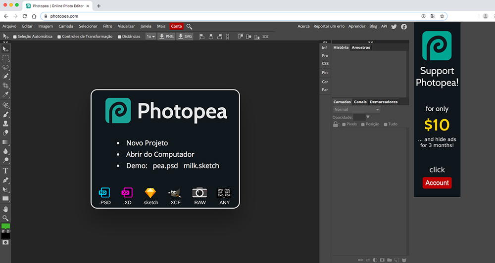 MasterTuts - PixLR Editor - Alternativa Online e Gratuita para edição de  imagens. Se você precisa fazer edições nas suas imagens e não tem instalado  o Photoshop ou o GIMP, a Autodesk